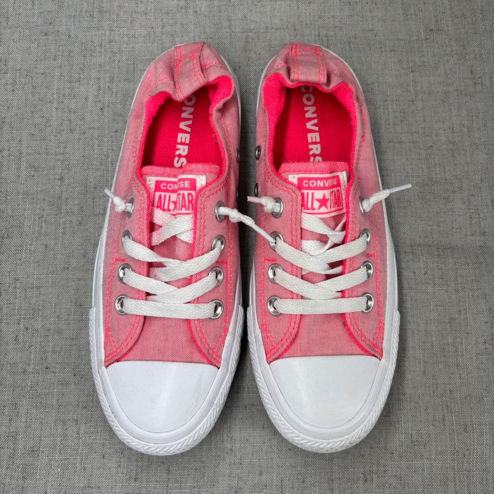 Converse Chuck Taylor All Star‎ Shoreline Pink Slip On Sneakers Women US 6.5 - Picture 5 of 11